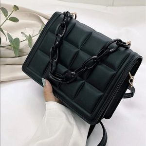 ✨NWT✨ Little Black Vegan Leather Crossbody Bag